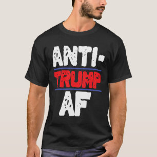 Camiseta Anti Trump se resiste a regalo gracioso del presid