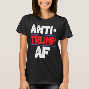 Camiseta Anti Trump se resiste a regalo gracioso del presid