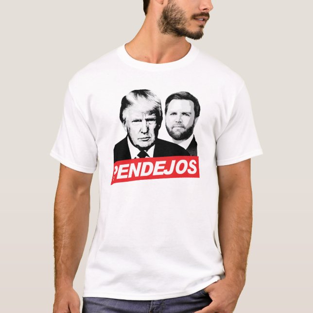 Camiseta Anti Trump Vance - Pendejos (Anverso)