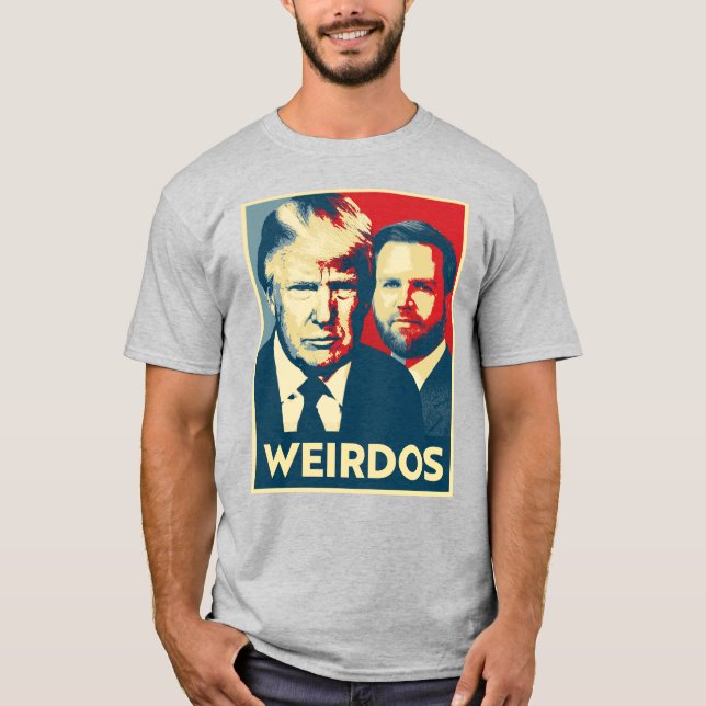 Camiseta Anti Trump Vance - Weirdos (Anverso)