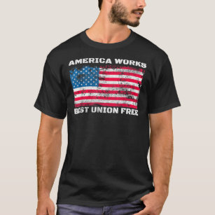 Camiseta Anti Union America funciona mejor con Union Free V