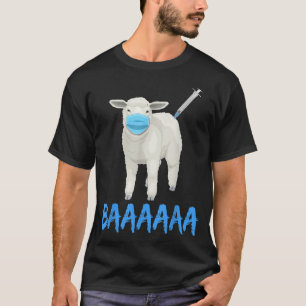 Camiseta Anti Vacuna o Máscara Mandato de oveja o oveja BAA