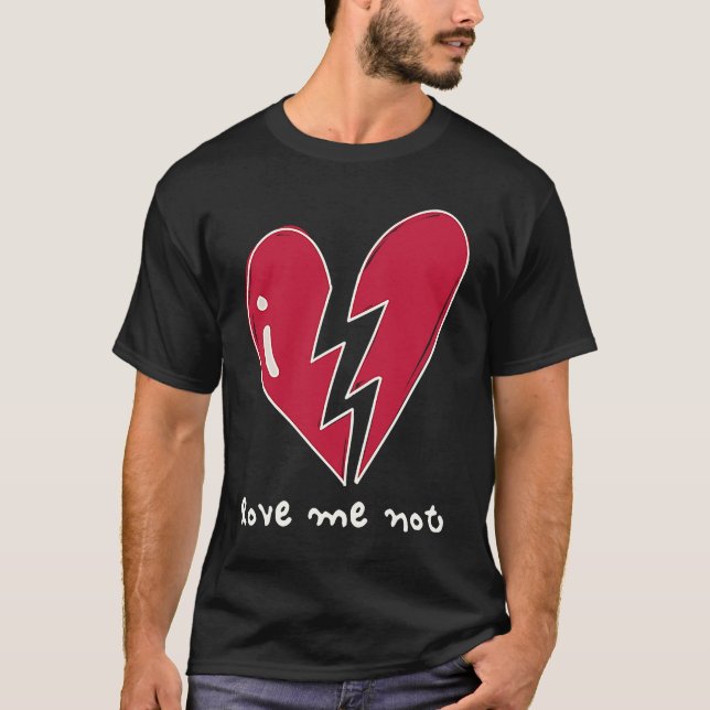 Camiseta Anti Valentine Love Me Not H (Anverso)