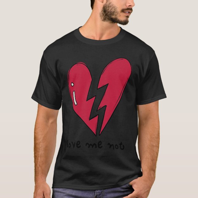 Camiseta Anti Valentine Me Ama No (Anverso)