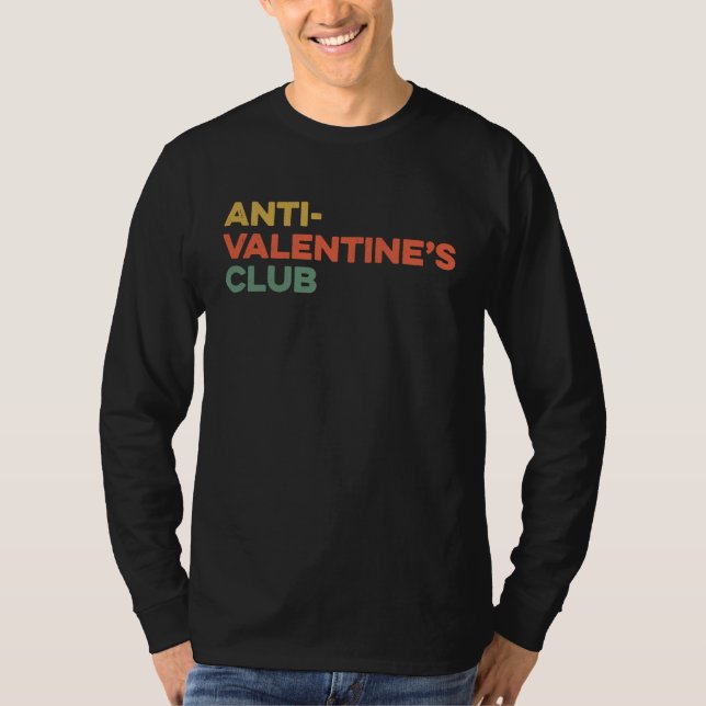 Camiseta Anti Valentine's Club 2023 Single Awareness Day VD (Anverso)