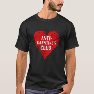 Camiseta Anti Valentine's Club Single Awareness Day 2023 V 