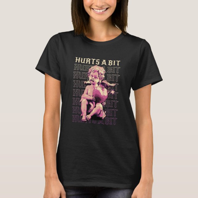 Camiseta Anti Valentines Day Broken Heart Injured Cupid Hur (Anverso)