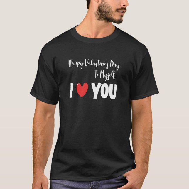 Camiseta Anti Valentine's Day Valentines Heart Lonely Day S (Anverso)