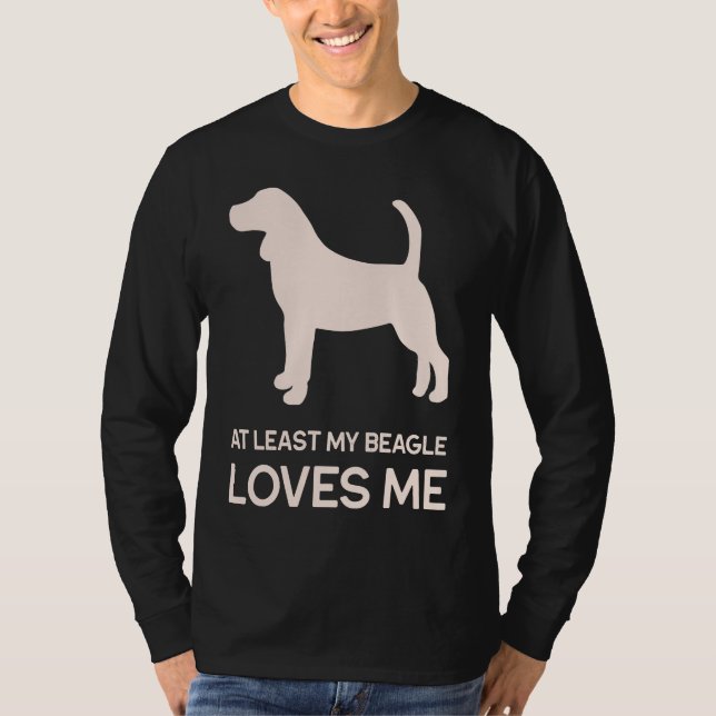 Camiseta Anti Valentines For Single Beagle Dog (Anverso)