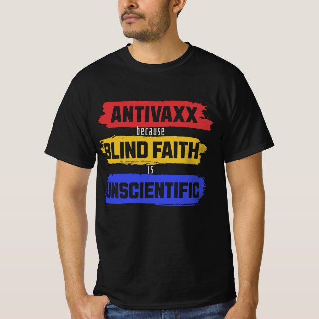 Camiseta Anti Vaxx, Anti Mandato, Antivaccine, Anti Vaxx (Anverso)