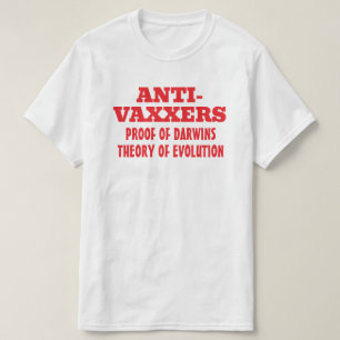 Camiseta Anti-vaxxers Darwins Teoría de la Evolución