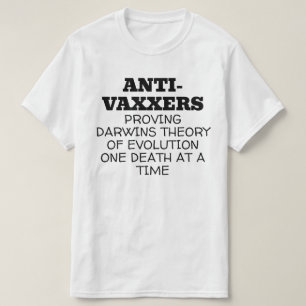 Camiseta Anti-vaxxers Darwins Teoría de la Evolución