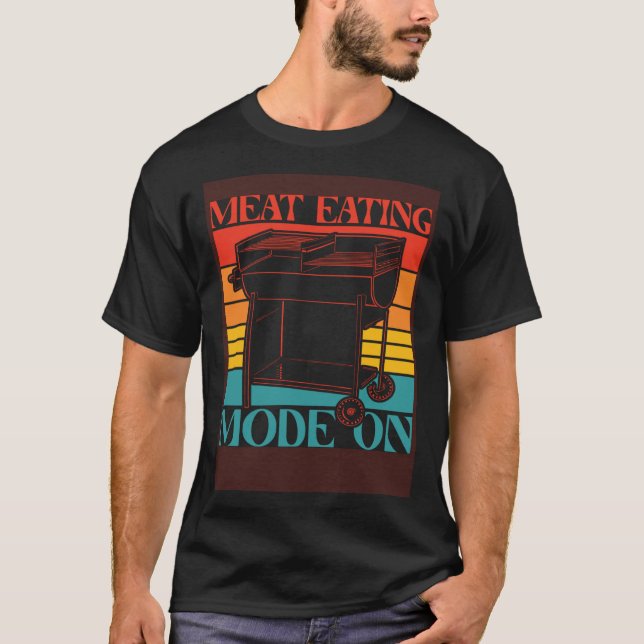 Camiseta Anti Vegan Meat   Saying  2 (Anverso)