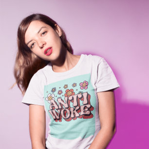 CAMISETA ANTI WOKE T-SHIRTS RETRO STYLE TEES