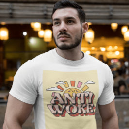 CAMISETA ANTI WOKE T-SHIRTS RETRO STYLE TEES