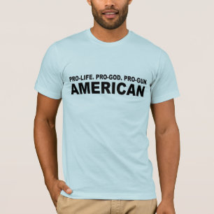Camiseta Antiabortista. Favorable-Dios. Americano del