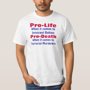 Camiseta Antiabortista y Favorable-Muerte