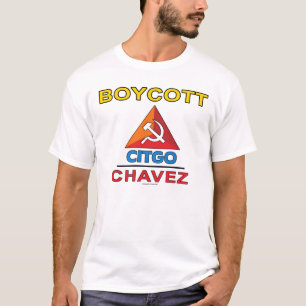 Camiseta antidemócrata "Boicot al Citgo y Chávez"