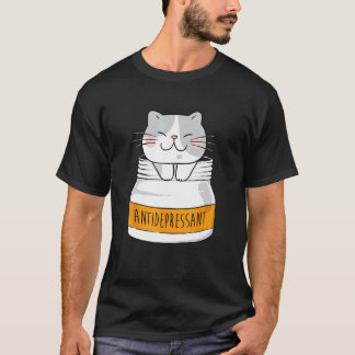 Camiseta Antidepresivo - Amante de los Animales Gato Criado