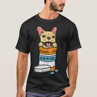 Camiseta Antidepresivo Bulldog Francés Frenchie Amante Perr