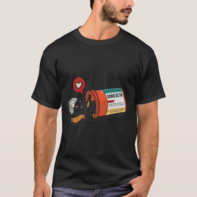 Camiseta Antidepresivo de perro 265 (Anverso)