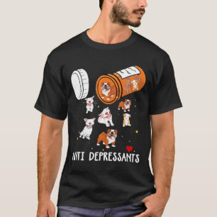 Camiseta Antidepresivo Pitbull Perro Cute Perro