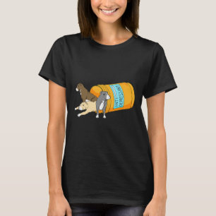 Camiseta Antidepresivo Propietario de perros Pitbull Animal