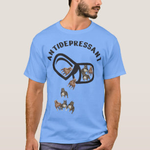 Camiseta Antidepresivos, amantes de los perros Pitbull, per