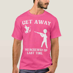Camiseta AntiDía de San Valentín se aleja cupido hombre apu