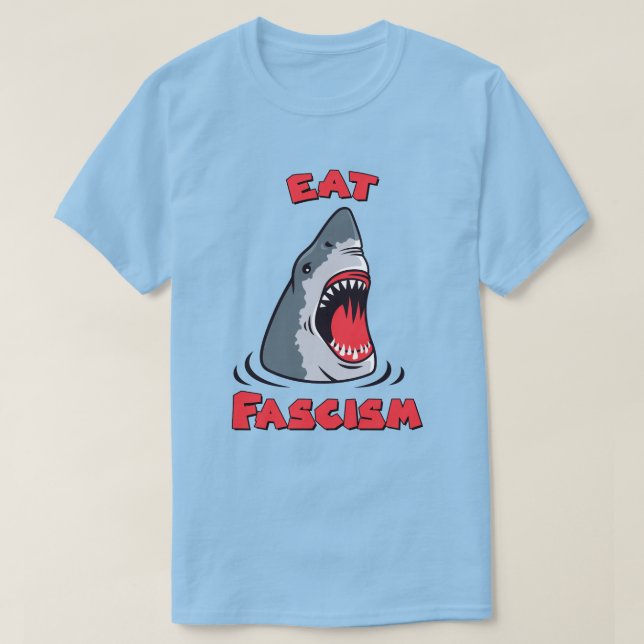 Camiseta Antifascista fascista de la dieta (Diseño del anverso)