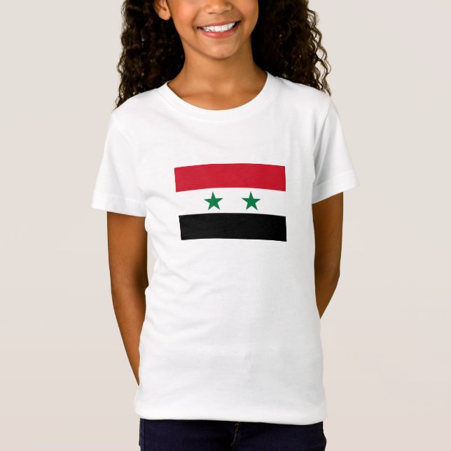 Camiseta Antigua bandera de Siria (Anverso)