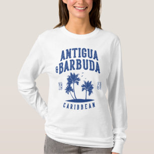 Camiseta Antigua & Barbuda Palma del Caribe