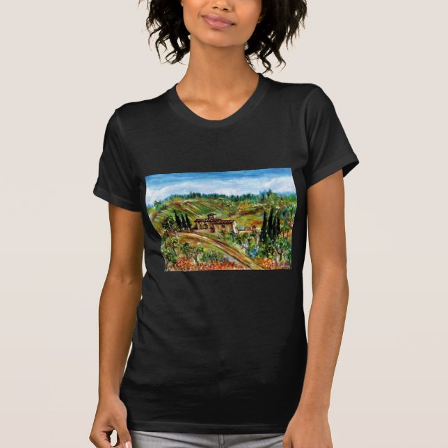 CAMISETA ANTIGUA CASA DE CAMPO, OLIVOS EN EL PAISAJE DE TOS (Anverso)