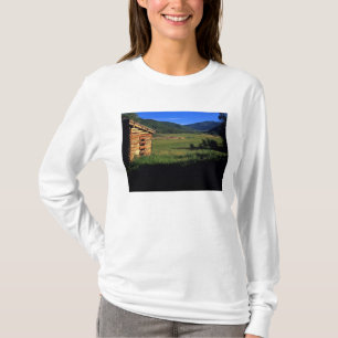 Camiseta Antigua casa de troncos cerca de Park City, Utah.