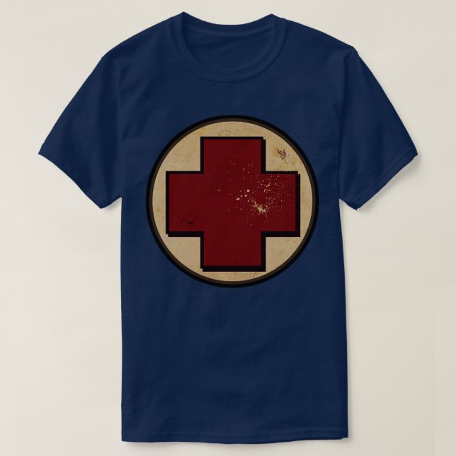 Camiseta Antigua Cruz Roja (Diseño del anverso)