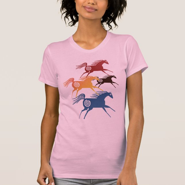 Camiseta antigua de los caballos (Anverso)