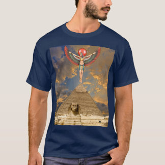 Camiseta Antigua diosa egipcia Isis, diosa de la luna