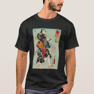 Camiseta Antigua edición japonesa de Samurai Ukiyo-E impres