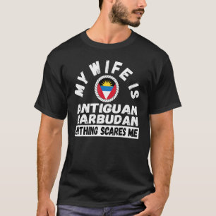 Camiseta Antigua esposa de Barbudan Antigua y Barbuda Herit