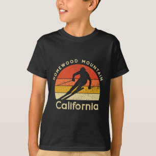 Camiseta Antigua estación de esquí Homewood Mountain Califo