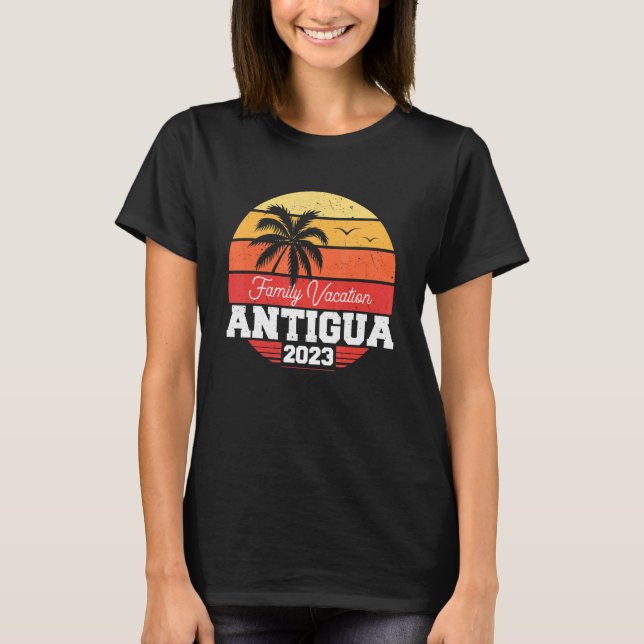 Camiseta Antigua Family Vacation 2023 Matching Holiday Summ (Anverso)