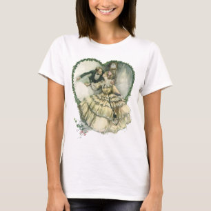 Camiseta Antigua Harrison Fisher, Novia y Novio de Navidad