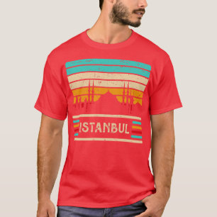Camiseta Antigua línea aérea de Estambul Mezquita de Sultán