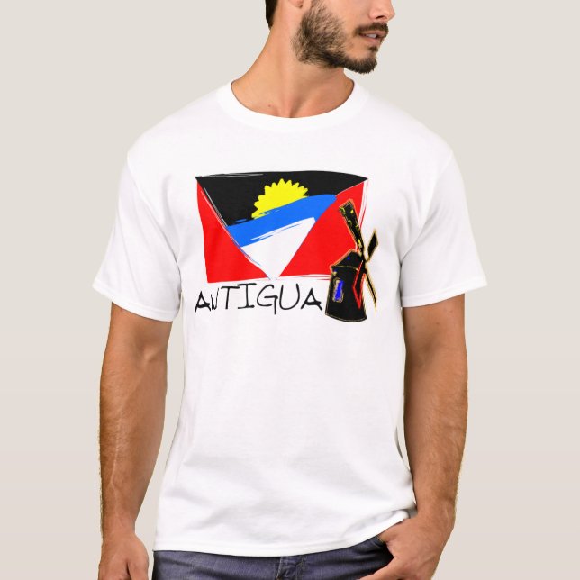 CAMISETA ANTIGUA (LÍNEA DE BANDERA) (Anverso)