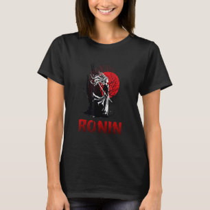 Camiseta Antigua samurái japonesa femenina katana ronin asi