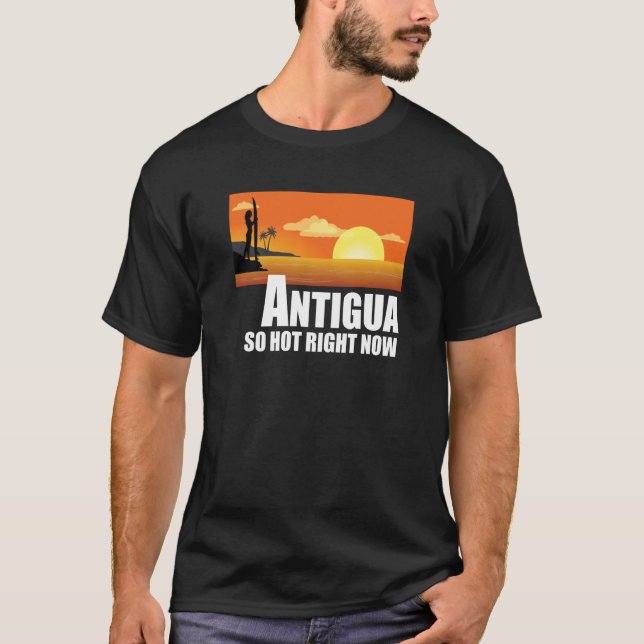 Camiseta Antigua so hot right now Retro Travel Beach Vacati (Anverso)