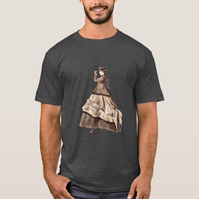 Camiseta Antigua Steampunk Lady (Anverso)