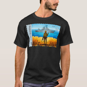 Camiseta Antigua Ucrania: Bandera de rehenes, orgullo de ma