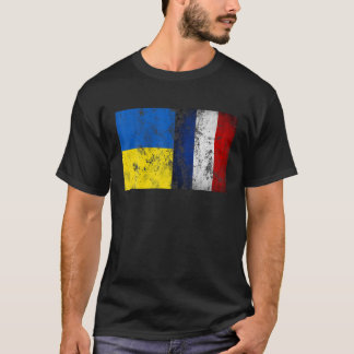 Camiseta Antigua UCRANIA Ucrania Bandera Amistad
