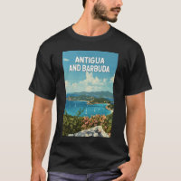 Antigua y Barbuda: arte de viajes de Ilustracion r